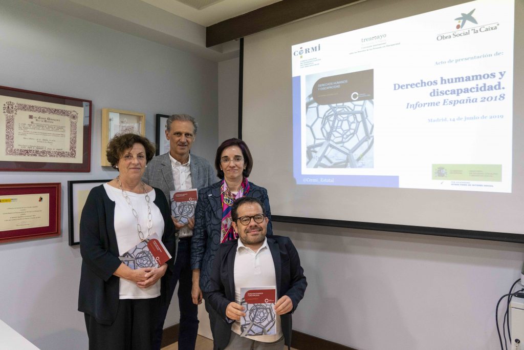 Presentación del ‘Informe España derechos humanos y discapacidad 2018’, elaborado por el CERMI con el apoyo de la Obra Social ”la Caixa”