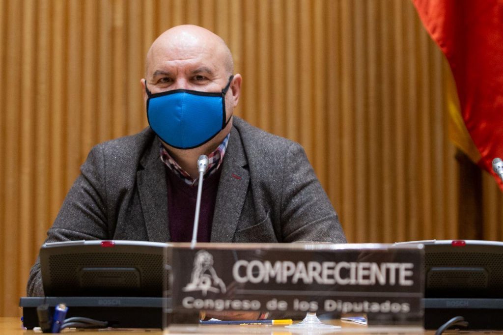 Presidente del CERMI, Luis Cayo Pérez Bueno, en su comparecencia ante la Comisión de Derechos Sociales y Políticas Integrales de la Discapacidad del Congreso de los Diputados