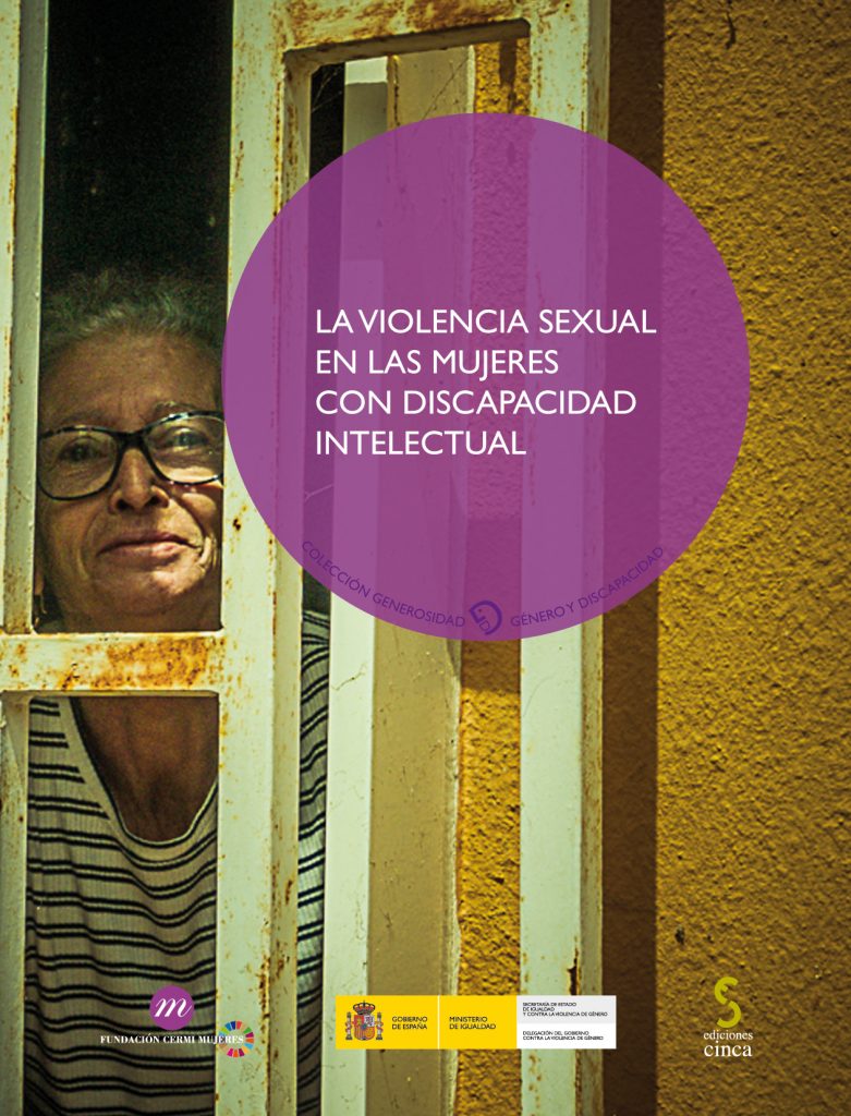 Cubierta de la publicación “La violencia sexual en las mujeres con discapacidad intelectual”, número 15 de la Colección Generosidad de CERMI Mujeres