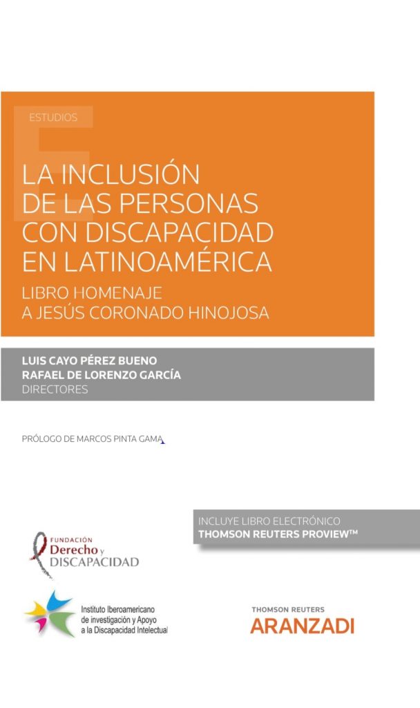 Portada de la obra “La inclusión de las personas con discapacidad en Latinoamérica”