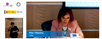 Pilar Villarino en el conversatorio “ODS UE. Una Europa más fuerte en el mundo. Europa debe ofrecer una acogida en clave de inclusión”
