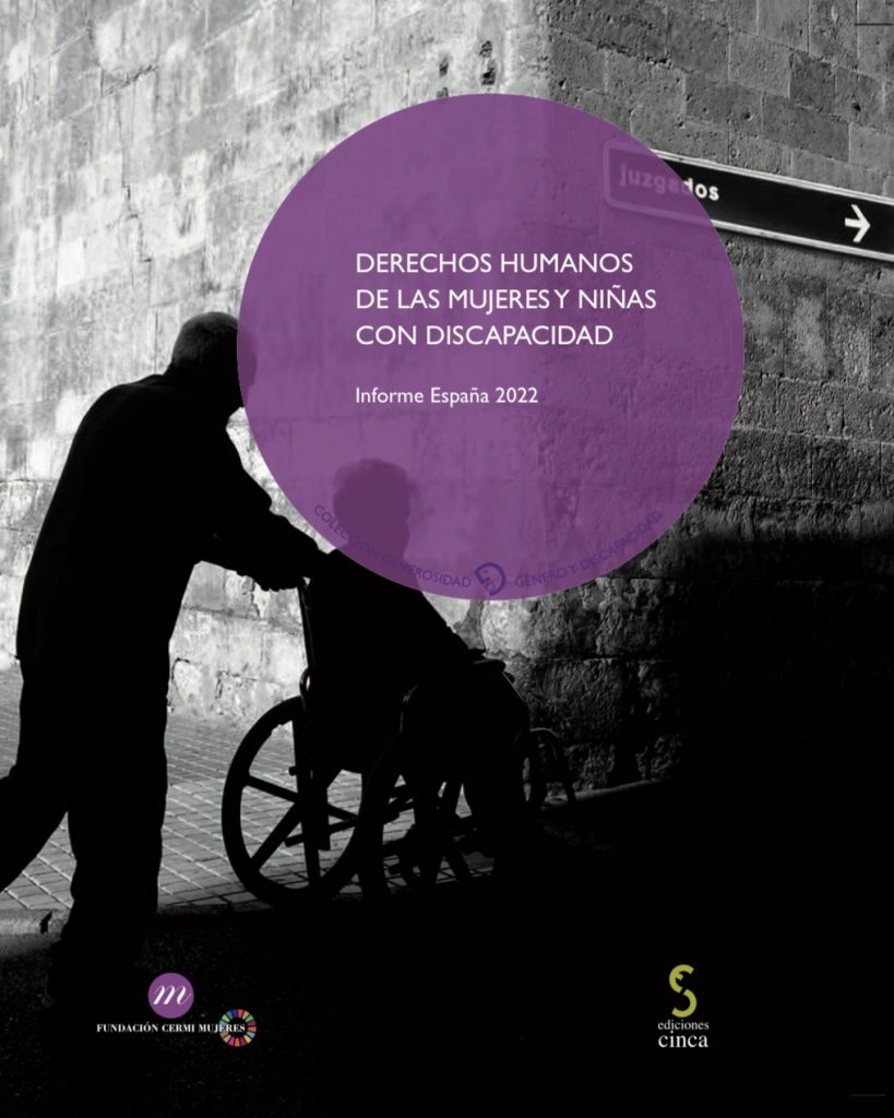 Portada del Informe 2022 sobre los derechos humanos de las mujeres con discapacidad en España