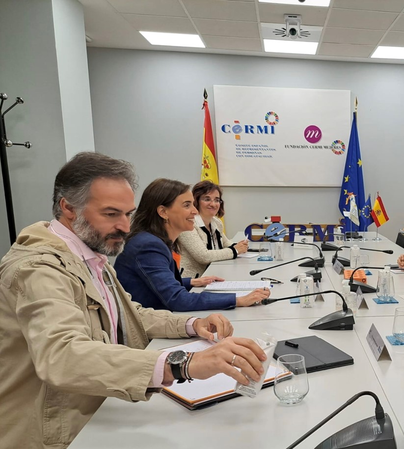 Reunión de trabajo del CERMI esótatal con Carmen Fúnez, nueva Vicesecretaria General de Política Social del Partido Popular (PP)