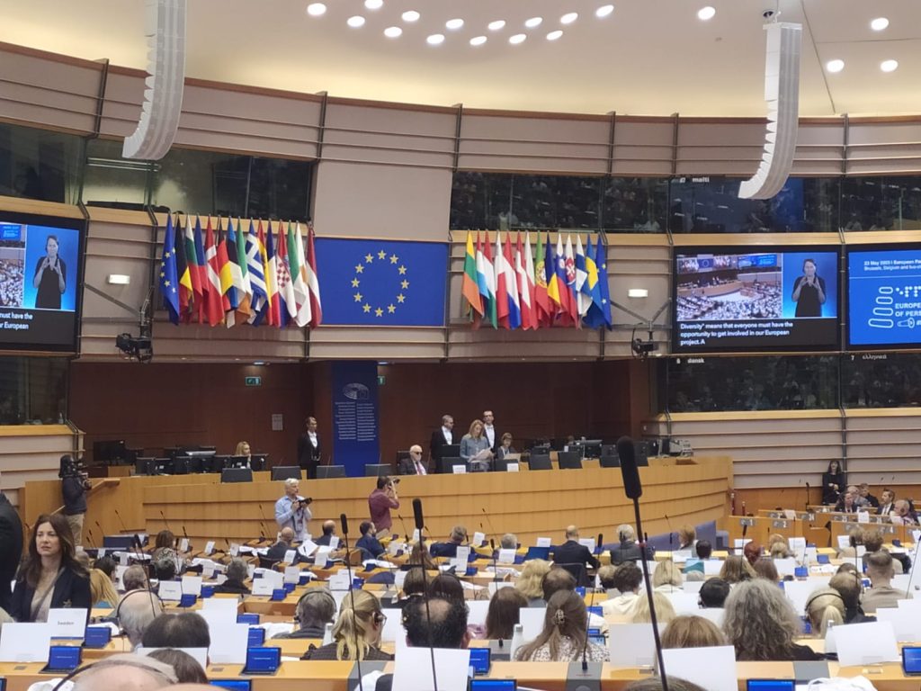 Aprobación Manifiesto EDF en el Parlamento Europeo en Bruselas