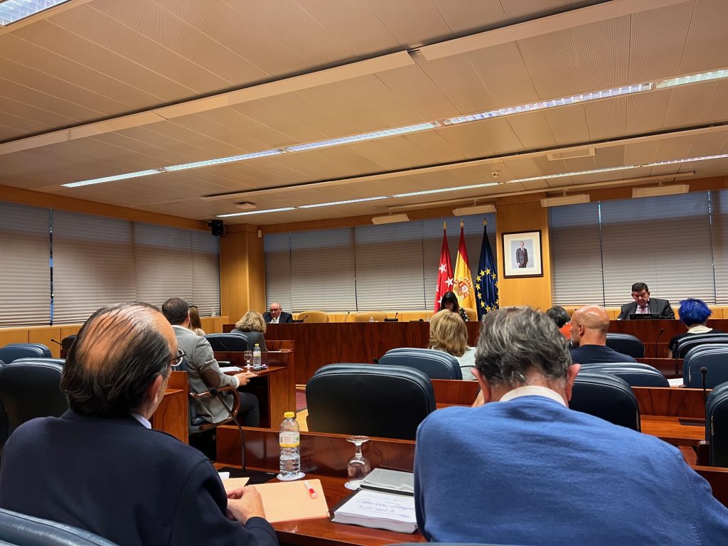 Comparecencia de Óscar Moral en la Comisión para las Políticas Integrales de la Discapacidad de la Asamblea de Madrid