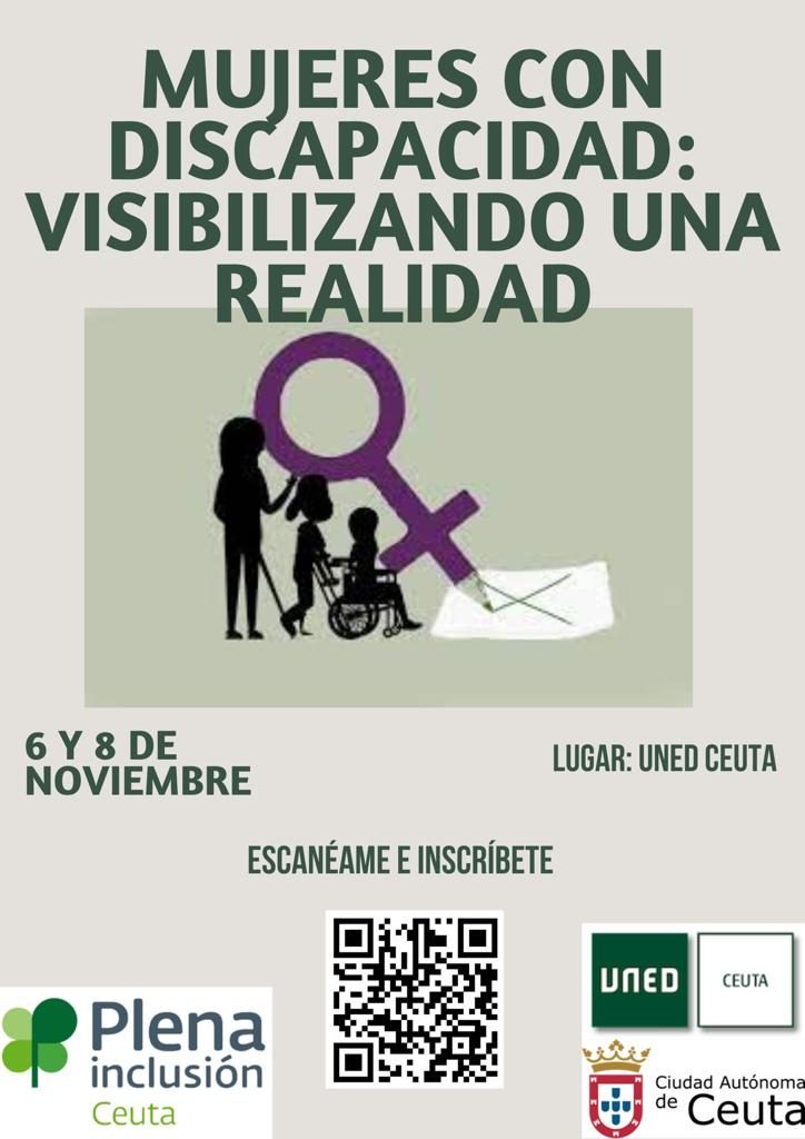 Infografía del curso titulado ‘Mujeres con discapacidad: Visibilizando una realidad’