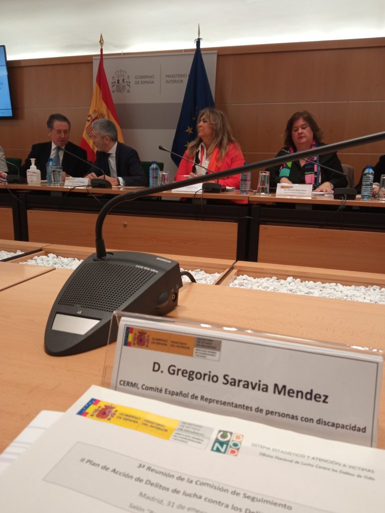 3° Reunión de la Comisión de Seguimiento del II Plan de Acción de Lucha contra los Delitos de Odio 2022-2024.