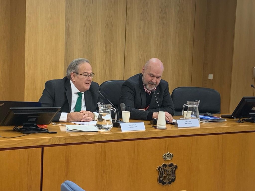 Luis Cayo Pérez Bueno en una ponencia pronunciada en la Escuela Judicial del Consejo General del Poder Judicial
