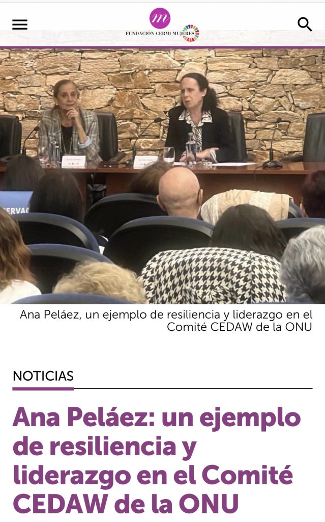 Artículo sobre Ana Peláez en el boletín digital Generosidad