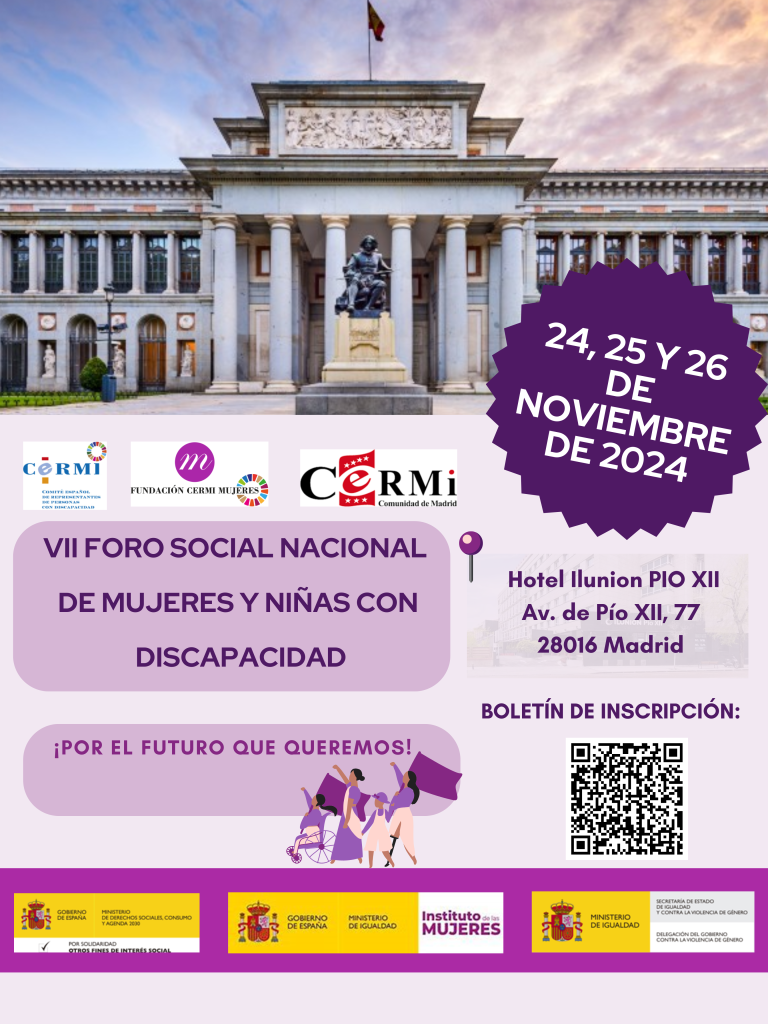 Infografia del VII Foro Social de Mujeres y Niñas con Discapacidad