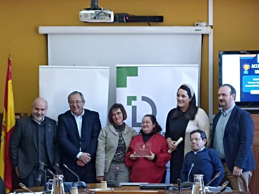 Imagen de la entrega del premio