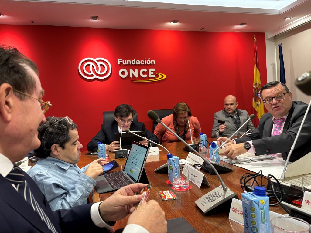 Imagen de la reunión del patronato de la Fundación ONCE